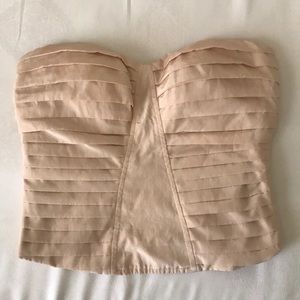 NWT urban outfitters cropped strapless top